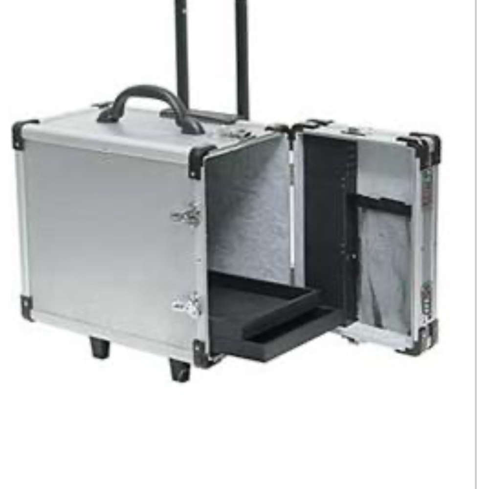 Silver Portable Jewerly Case